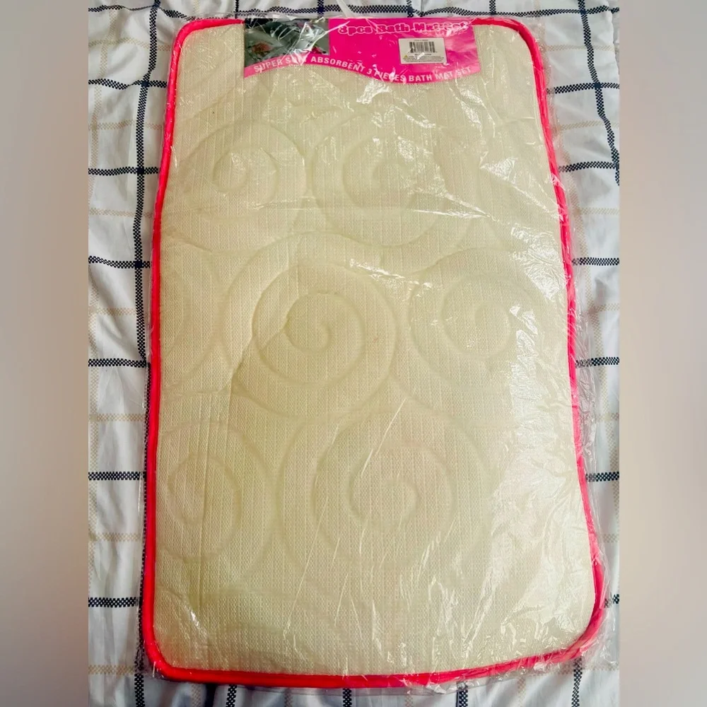 3 Piece Bath Mat Set (Sealed)